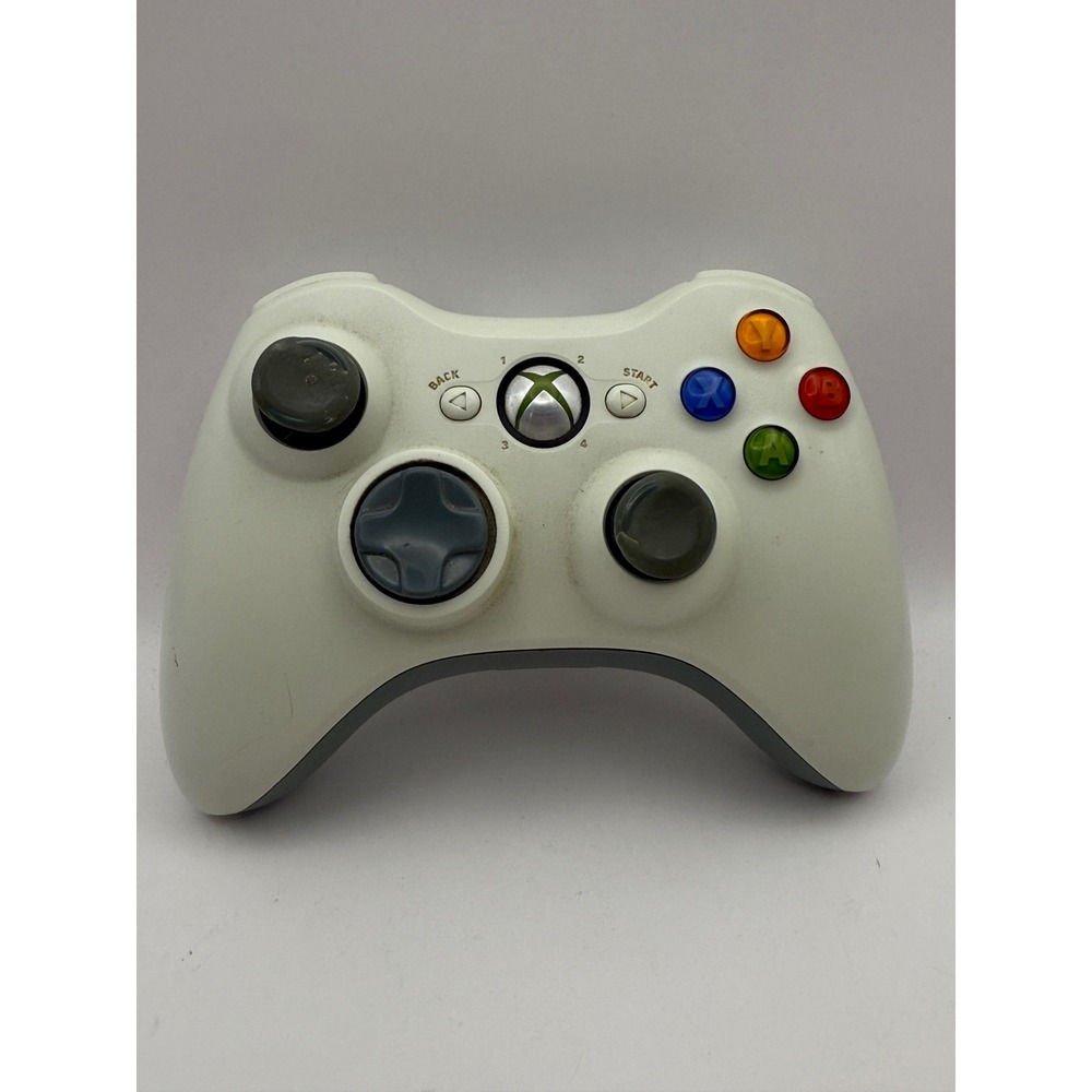 Microsoft Xbox 360 Wireless Controller White Model X801769-024 Official OEM